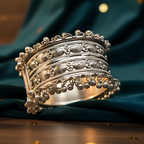 Oxidised Ghungroo Bangle Bracelet