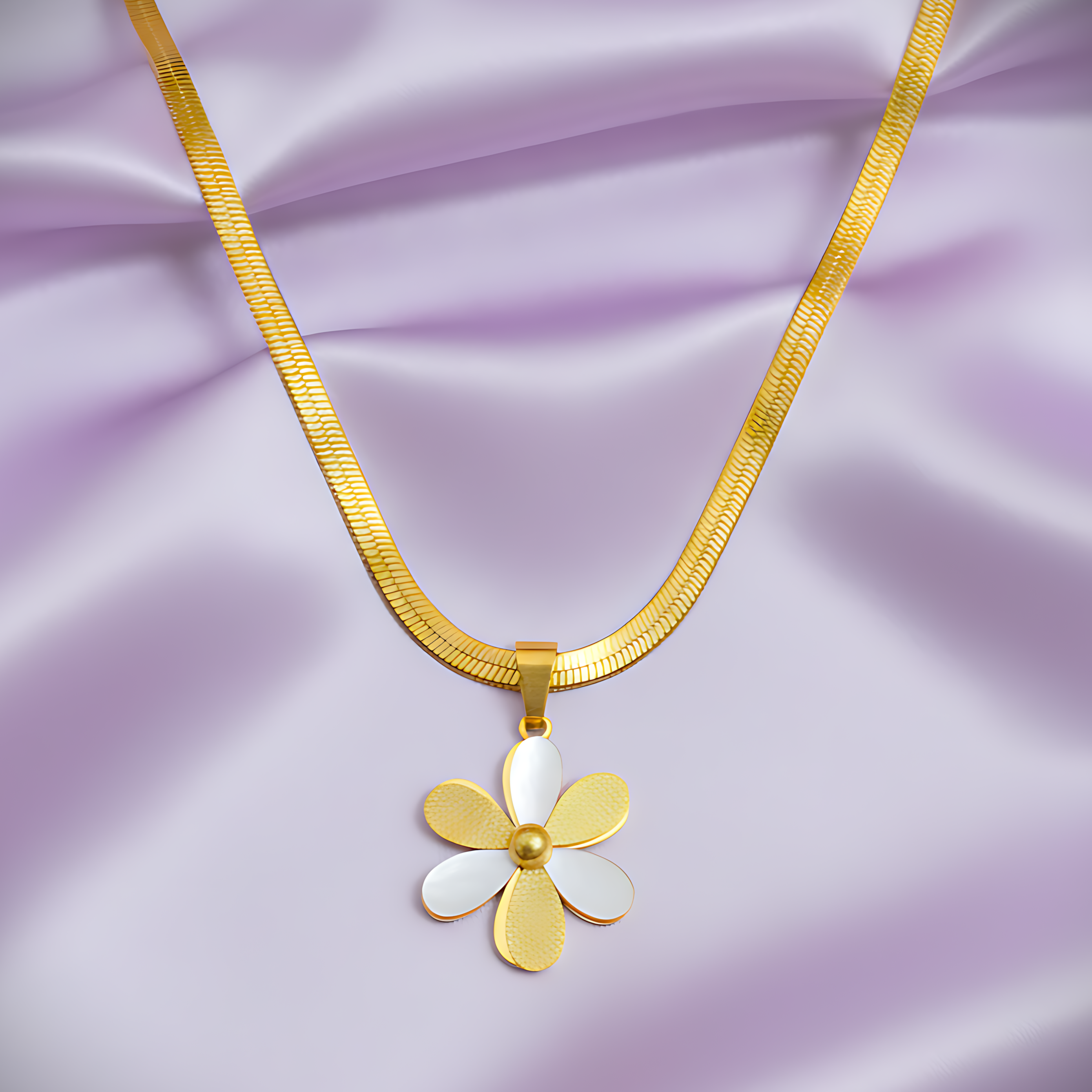 Floral Pendant Necklace