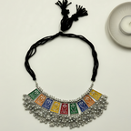 Colorful Oxidized Necklace Set