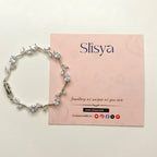 Silver Blush Tulip Bracelet