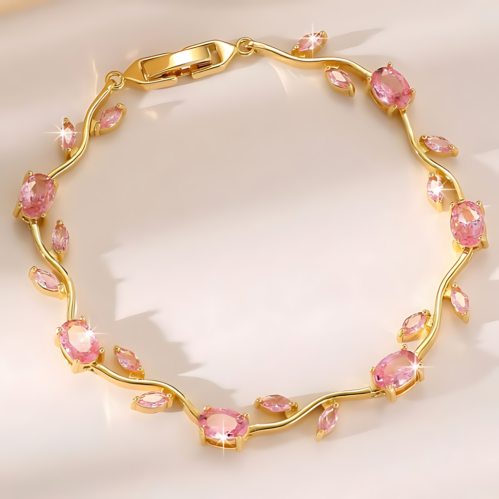 Blush Pink Tulip Bracelet