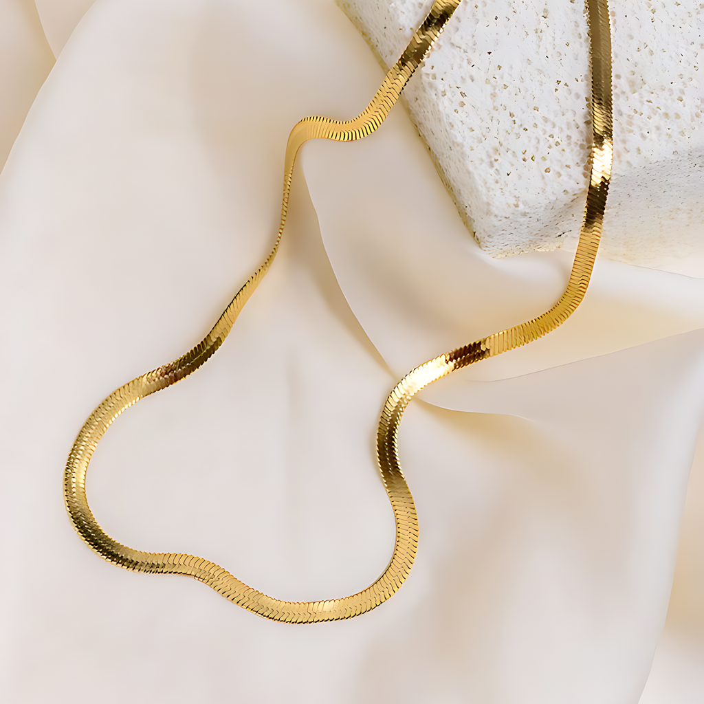 Modern Flat Snake Chain